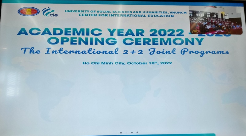 Guangxi Normal University was invited to join the International 2+2 Joint Program Opening Ceremony of University of Social Science and Huamnities,VNCHCM 